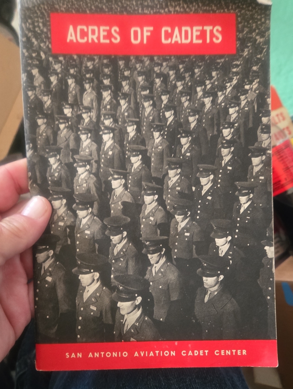 American Vintage Black & Red 'Acres of Cadets' Vintage Style Print